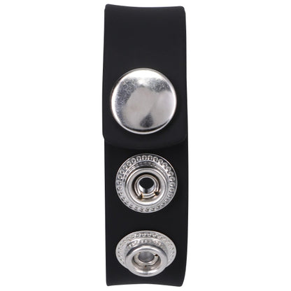 Rock Solid - The Silicone 3 Snap Black