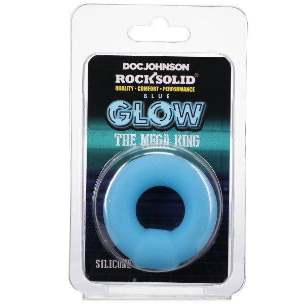 Rock Solid - The Mega Ring Blue Glow