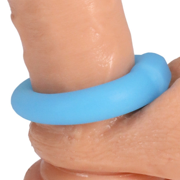 Rock Solid - The Mega Ring Blue Glow