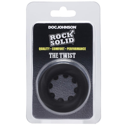 Rock Solid - The Twist - Silicone C-Ring Black