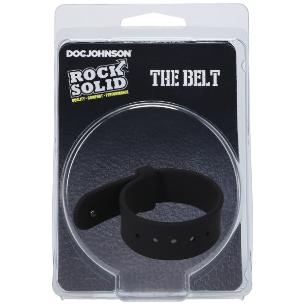Rock Solid - The Belt (Adjustable) - Silicone C-Ring Black