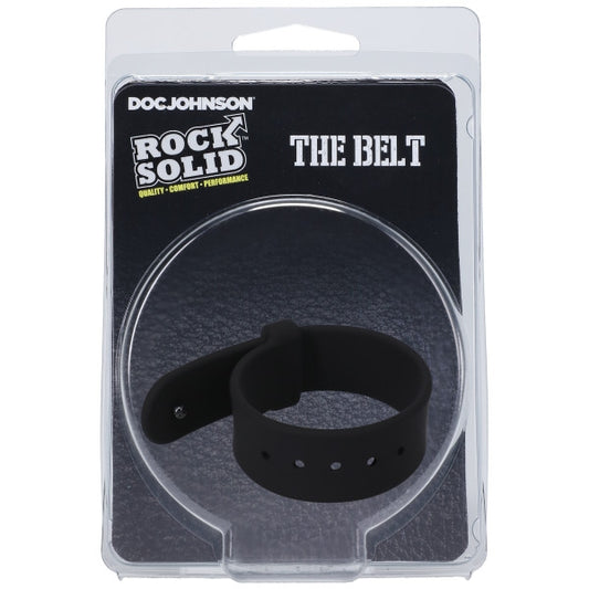 Rock Solid - The Belt (Adjustable) - Silicone C-Ring Black