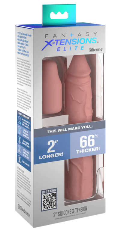 Fantasy X-tensions Elite 8" Sleeve with 2" Plug - Light