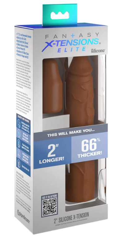 Fantasy X-tensions Elite 8" Sleeve with 2" Plug - Tan