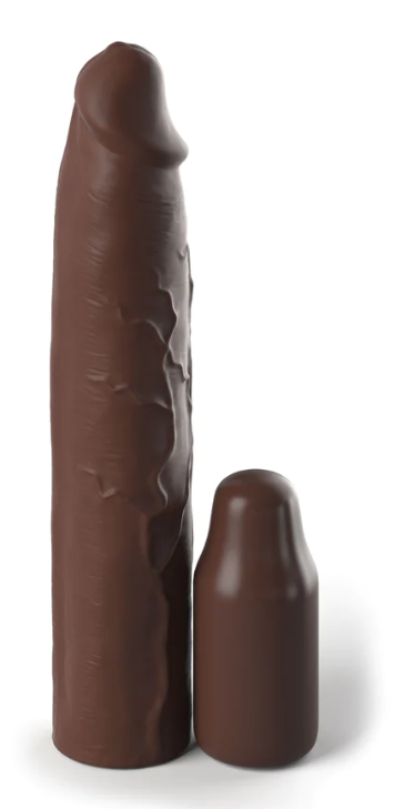 Fantasy X-tensions Elite 9" Sleeve with 3" Plug - Brown