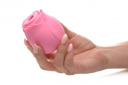 Bloomgasm 10X Wild Rose Pink Silicone Suction Clit Stimulator