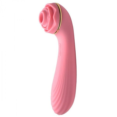 Bloomgasm Passion Petals 10X Silicone Suction Rose Vibrator - Pink
