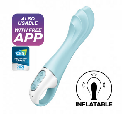 Satisfyer Air Pump Vibrator 5+ Blue