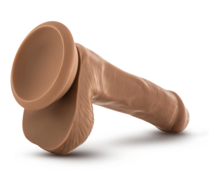 Blush - Dr. Skin - Dr. Jeffrey - 6.5 Inch Dildo With Balls - Tan