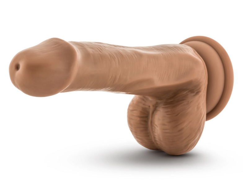 Blush - Dr. Skin - Dr. Jeffrey - 6.5 Inch Dildo With Balls - Tan