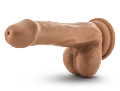 Blush - Dr. Skin - Dr. Jeffrey - 6.5 Inch Dildo With Balls - Tan