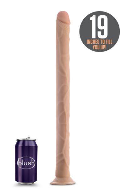 Blush - Dr. Skin - 19 Inch Dildo - Beige