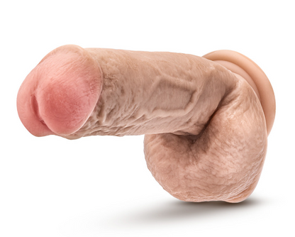 Blush - Dr. Skin - Mr. D - 8.5 Inch Dildo with Balls - Beige