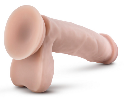 Blush - Dr. Skin - Dr. Mark - 7 Inch Dildo With Balls - Beige