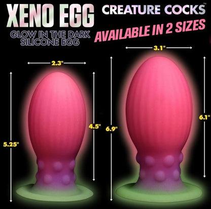 Creature Cocks - Xeno Egg Glow in the Dark Silicone Egg