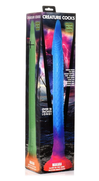 Creature Cocks - Glow-in-the-Dark Silicone Dragon Dildo