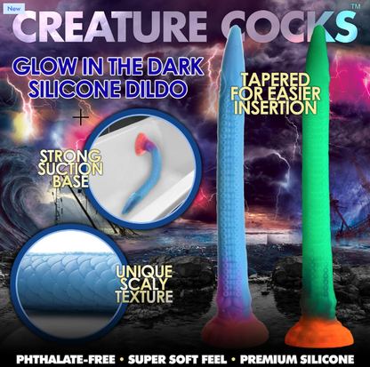 Creature Cocks - Glow-in-the-Dark Silicone Dragon Dildo