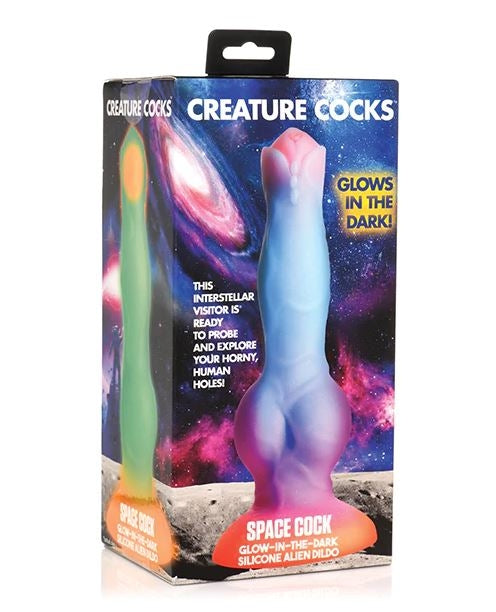 Creature Cocks - Glow-in-the-Dark Silicone Alien Dildo