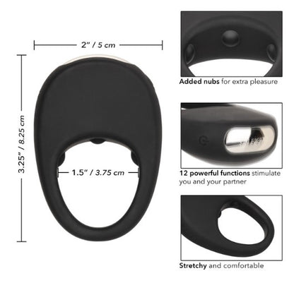 Couple's Enhancers Silicone Rechargeable Pleasure Ring