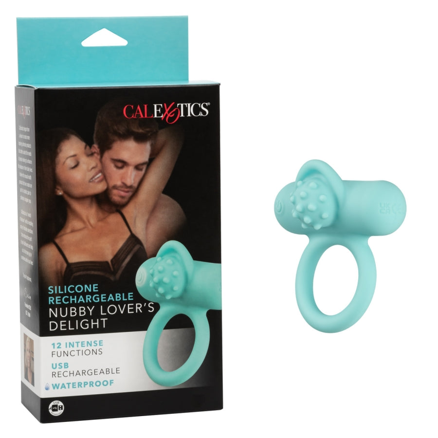 Couple's Enhancers Silicone Rechargeable Nubby Lover’s Delight