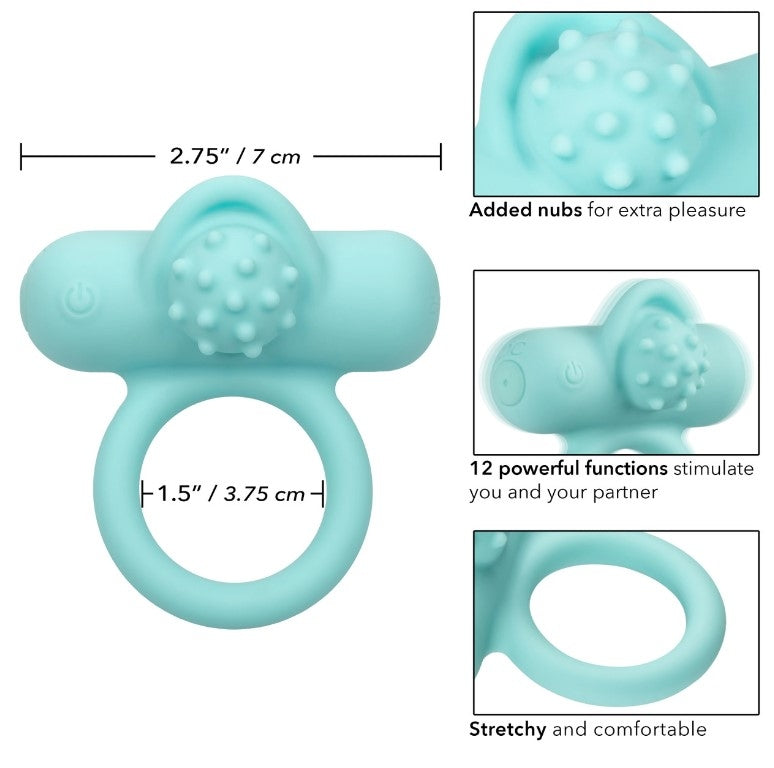 Couple's Enhancers Silicone Rechargeable Nubby Lover’s Delight
