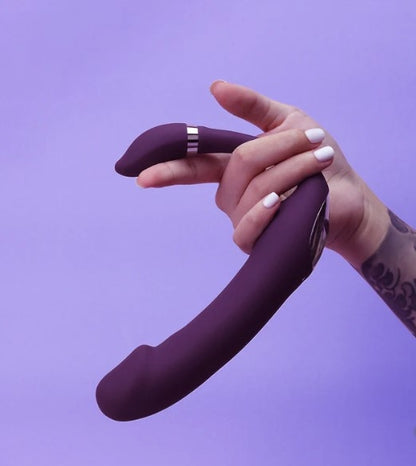 C Shape Double-Ended Dildo Vibrator
