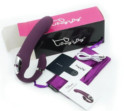 C Shape Double-Ended Dildo Vibrator