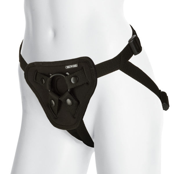 Vac-U-Lock Platinum - Luxe Harness w Plug Black