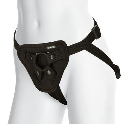 Vac-U-Lock Platinum - Luxe Harness w Plug Black