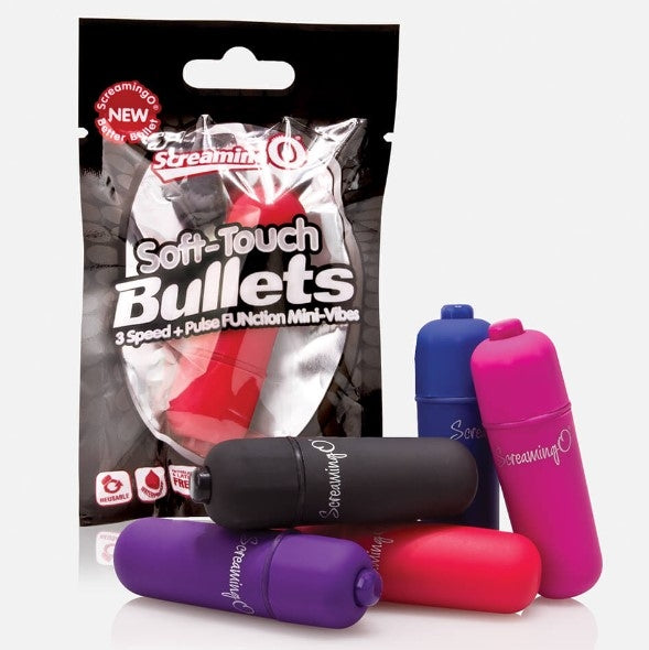 Screaming O - Soft Touch Bullets 3+1 Speed - Blue