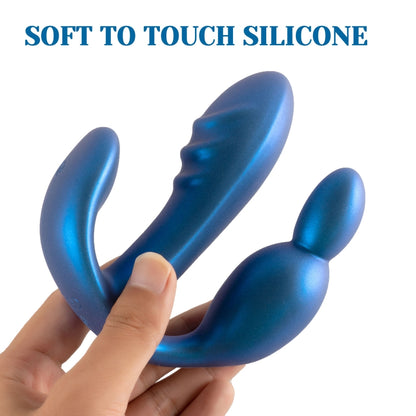 Wearable Anal Vibrator Metallic Color