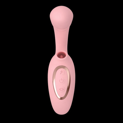 2 in 1 Sucking Vibrator Gamma Pink