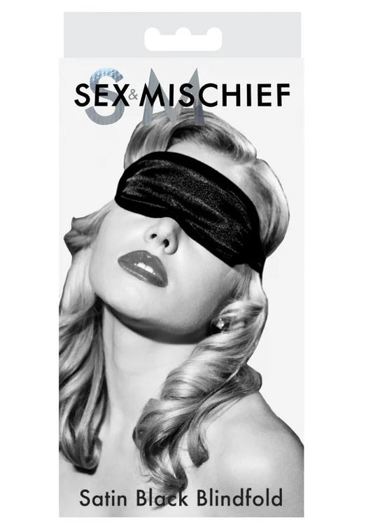 Sportsheets - S&M - Satin Blindfold Black (SS100-01)