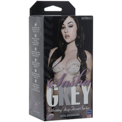 Signature Strokers - Sasha Grey - ULTRASKYN Vibrating Deep Throat Sucker