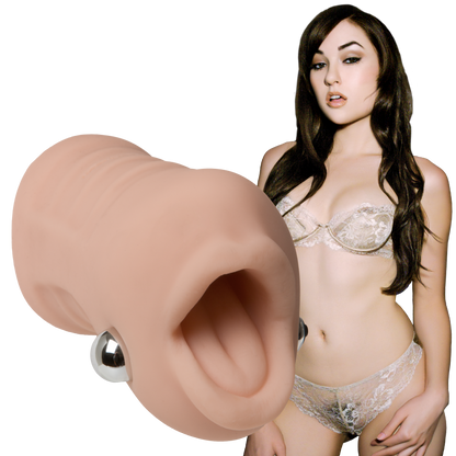 Signature Strokers - Sasha Grey - ULTRASKYN Vibrating Deep Throat Sucker