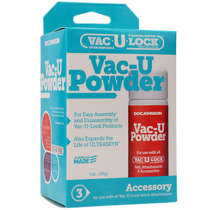 Vac-U-Lock - Vac-U Powder - White