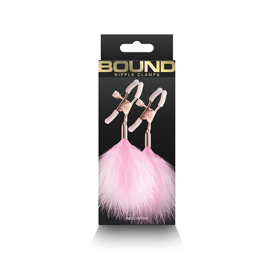 NS - Bound - Nipple Clamps - F1 - Pink