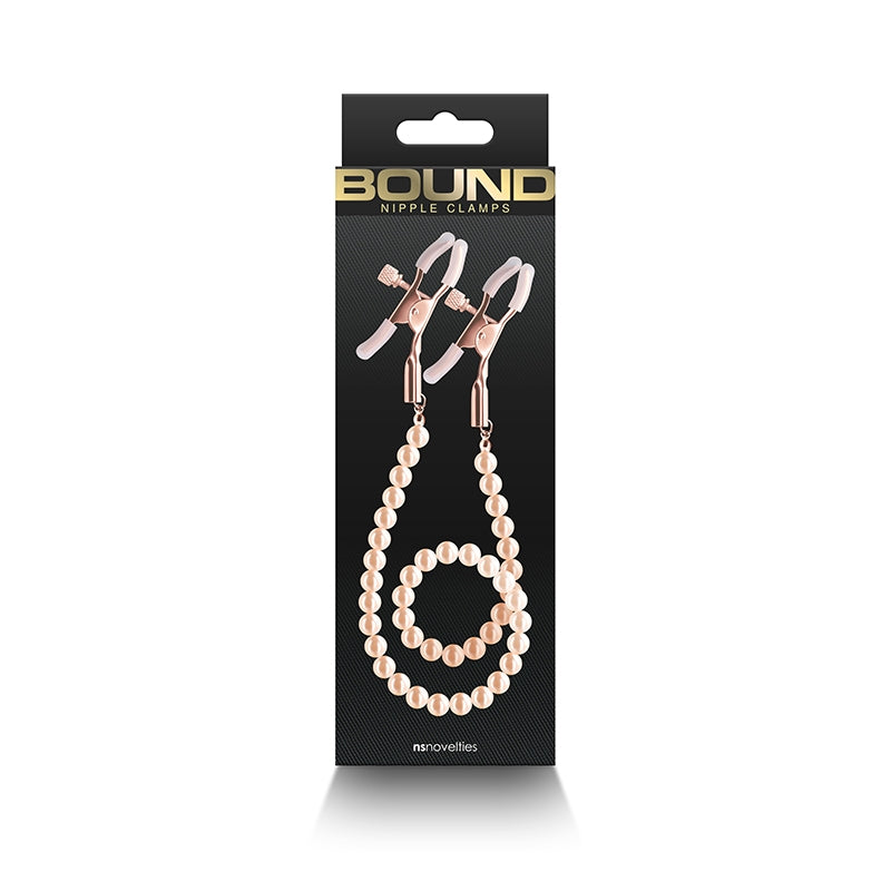 NS - Bound - Nipple Clamps - DC1 - Rose Gold