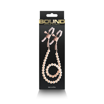 NS - Bound - Nipple Clamps - DC1 - Rose Gold