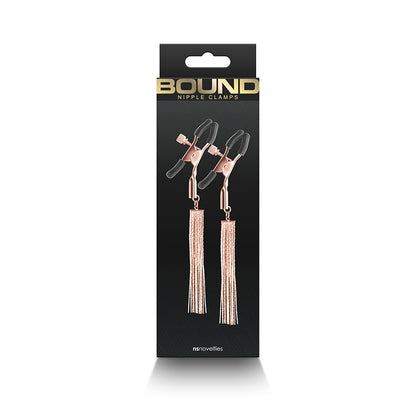 NS - Bound - Nipple Clamps - D2 - Rose Gold