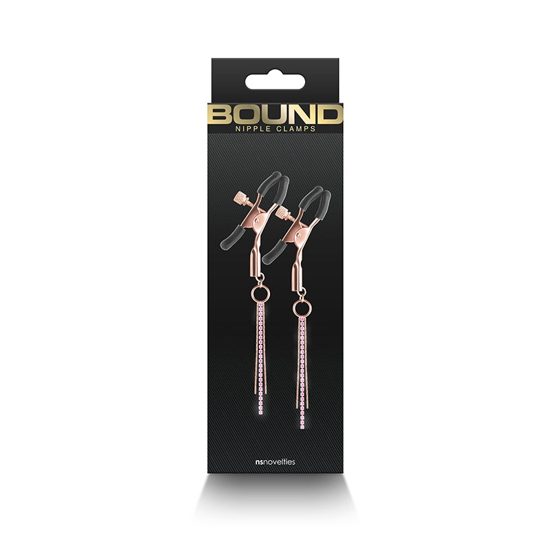 NS - Bound - Nipple Clamps - D3 - Rose Gold
