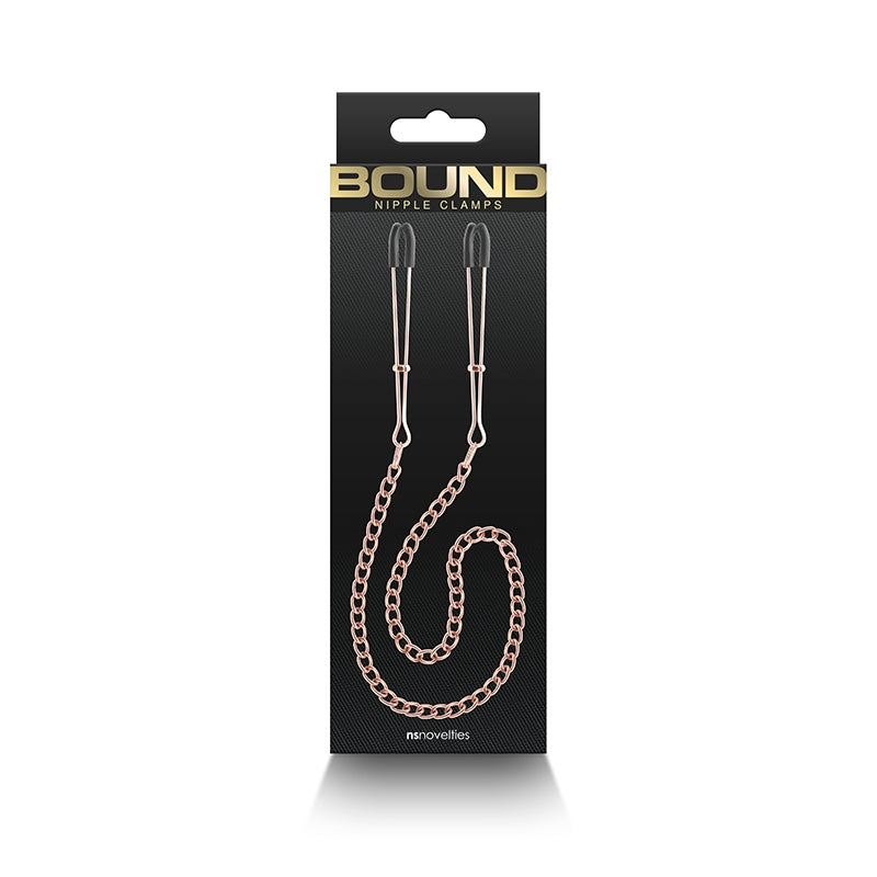 NS - Bound - Nipple Clamps - DC3 - Rose Gold