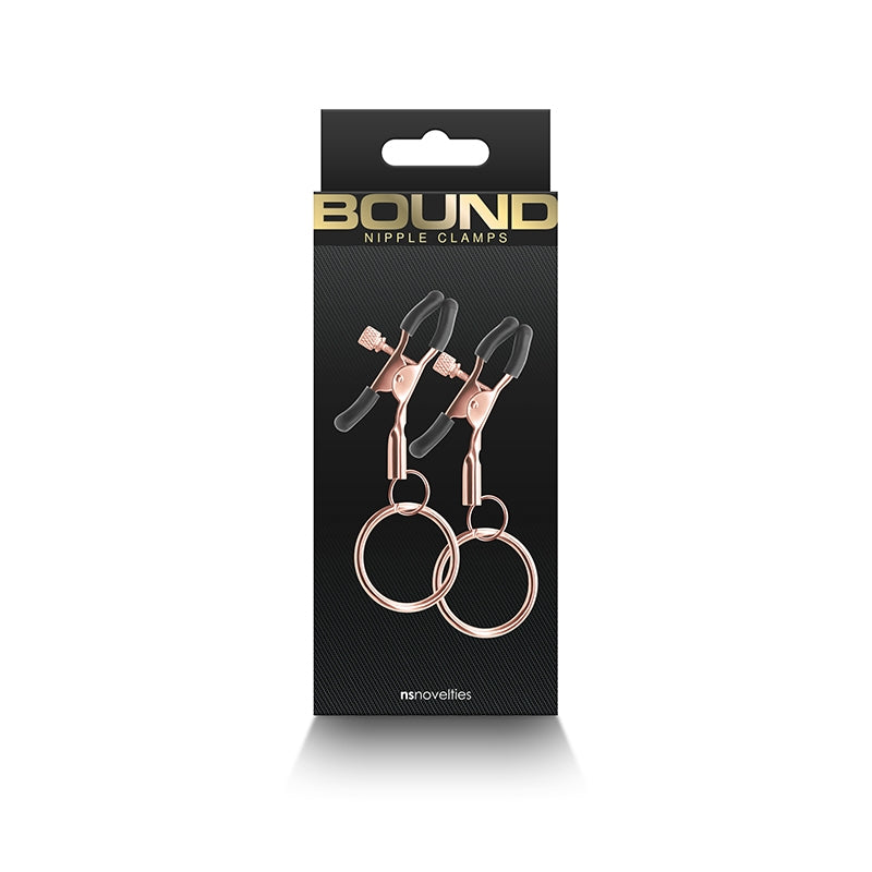 NS - Bound - Nipple Clamps - C2 - Rose Gold