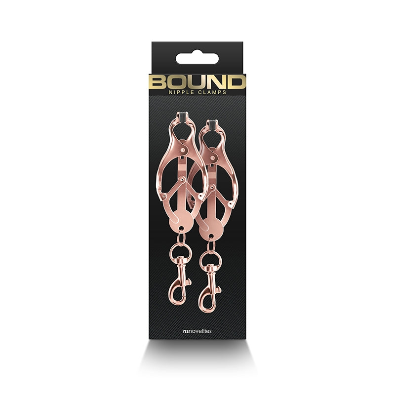 NS - Bound - Nipple Clamps - C3 - Rose Gold