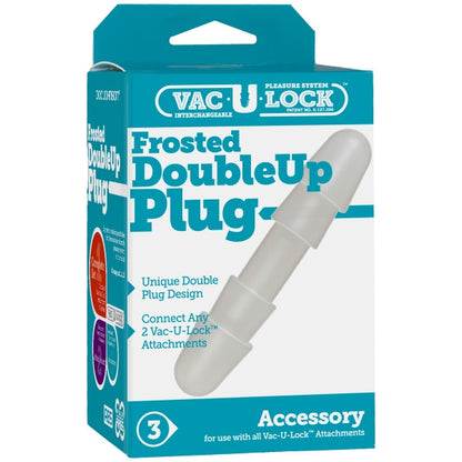 Vac-U-Lock - Frosted Double Up Plug