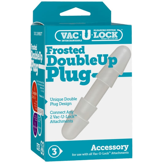 Vac-U-Lock - Frosted Double Up Plug