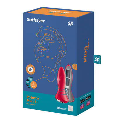 Satisfyer Rotator Plug 1+ Red