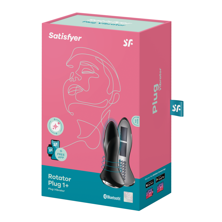 Satisfyer Rotator Plug 1+ Black