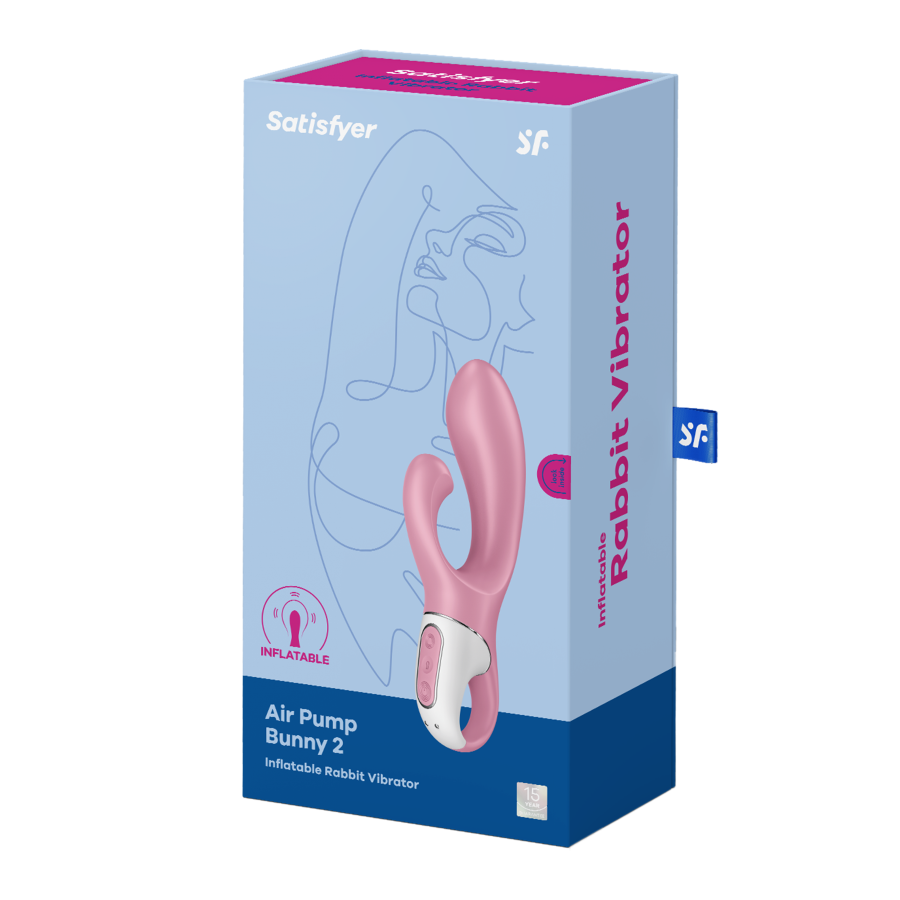 Satisfyer Air Pump Bunny 2 Light Red