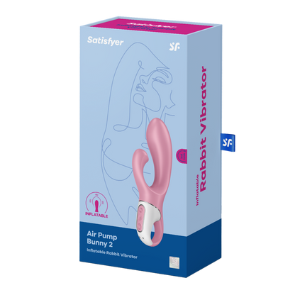 Satisfyer Air Pump Bunny 2 Light Red